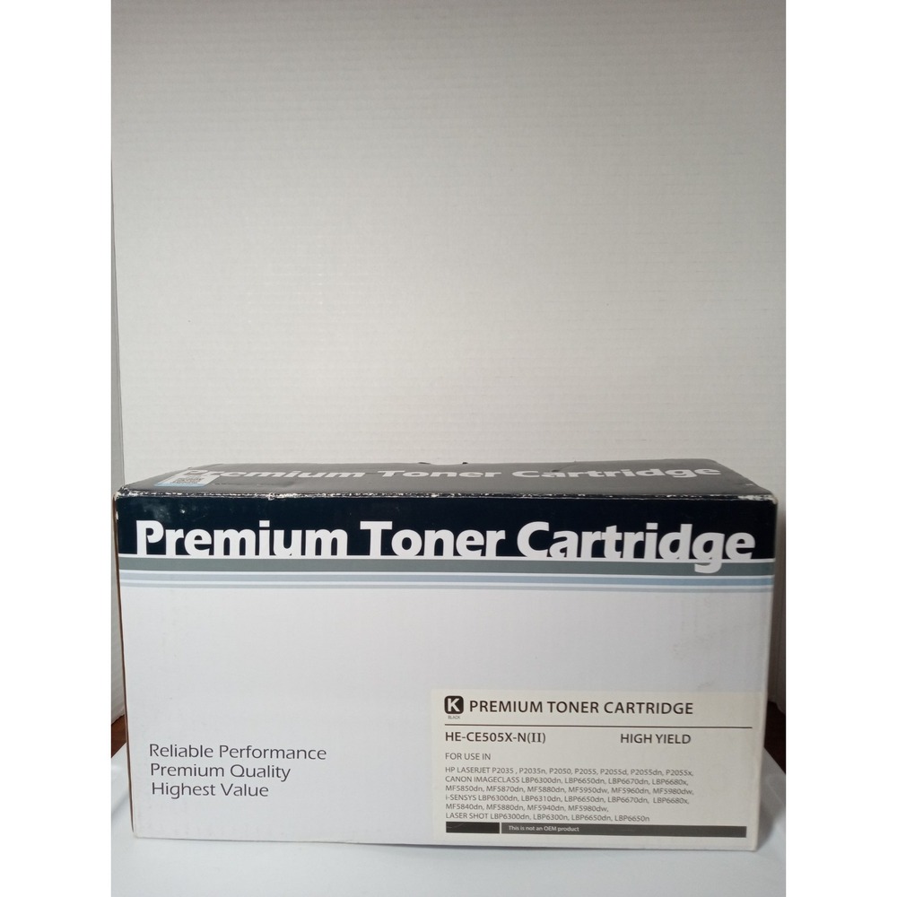 HE-CE505X-N (II) Toner Cartridge High Yield Black,  P2050 P2055